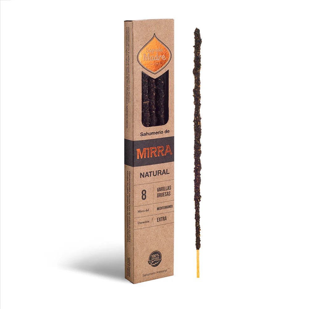 Sagrada Madre Incense Myrrh Natural (box x 8 sticks) 天然沒藥線香 (每盒8支)