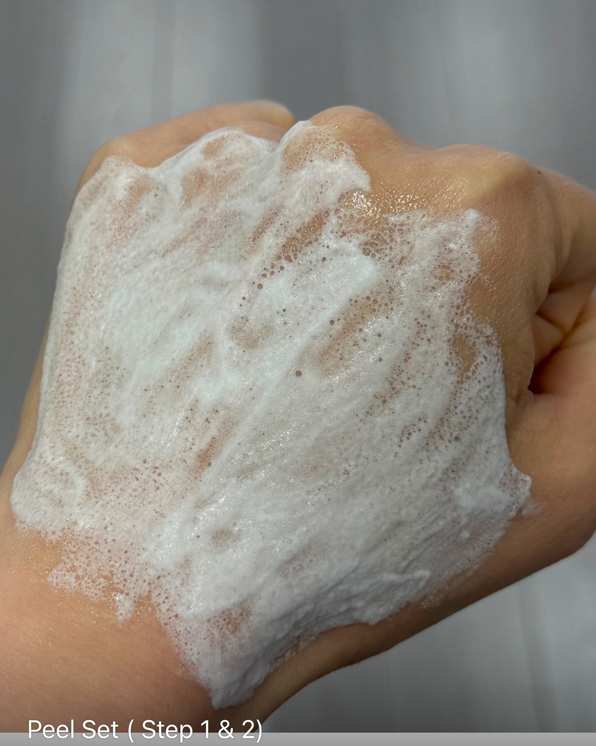 Hakme 實測 Aquafolia Enzymatic Exfoliant Set植物酵素清潔面膜套裝質地