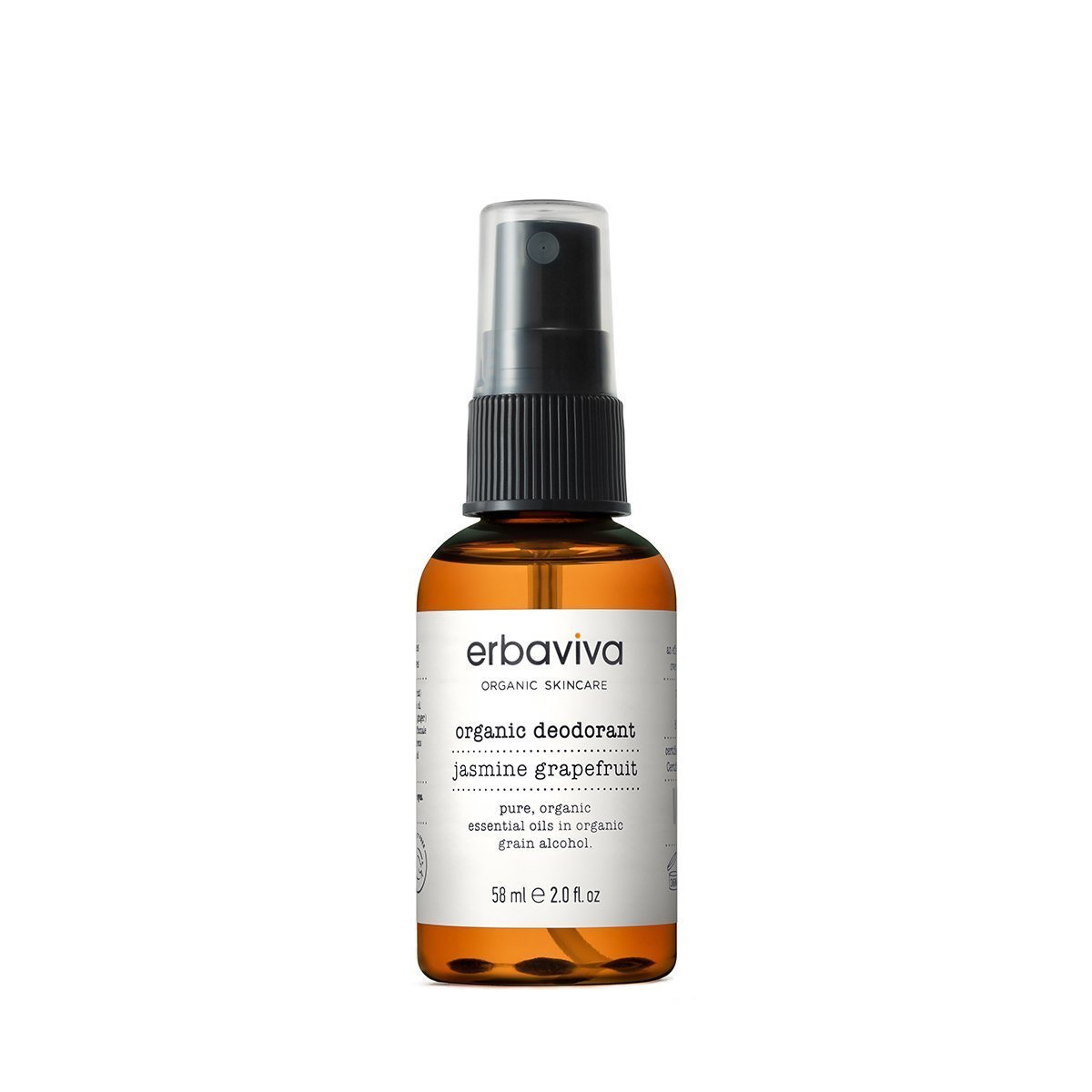 erbaviva jasmine & grapefruit organic deodorant 有機茉莉西柚香體噴霧 58ml