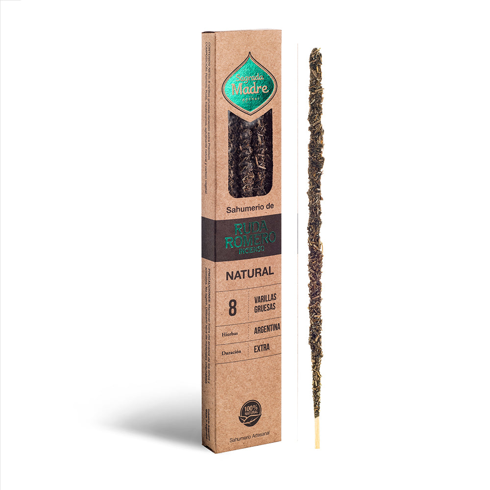 Sagrada Madre Incense Rue Rosemary & Olibanum (box x 8 sticks) 天然迷迭香&乳香線香 (每盒8支)