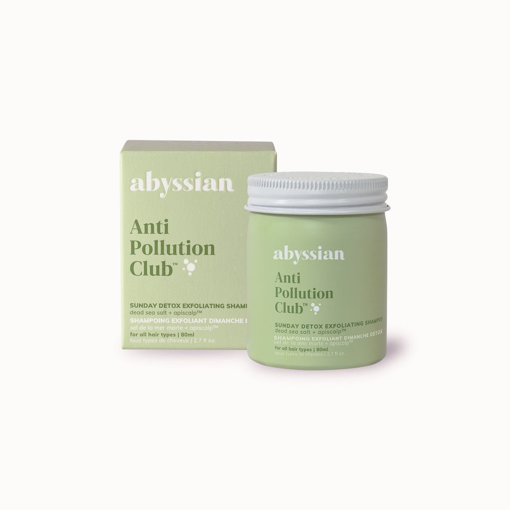 預訂3星期 abyssian Sunday Detox Exfoliating Shampoo 死海鹽頭皮淨化沙冰 80ml