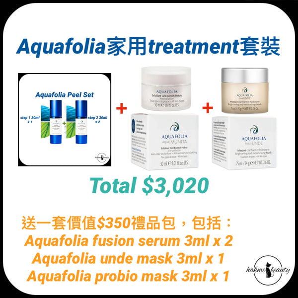Aquafolia home treatment set