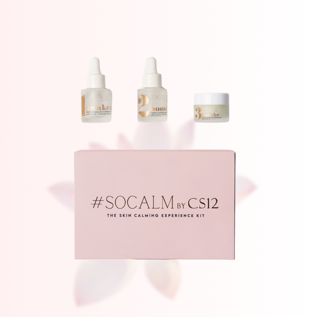 CS12 #SOCALM 3-STEP SMOOTH GLOWING TRIAL SET 柔靜亮澤體驗套裝