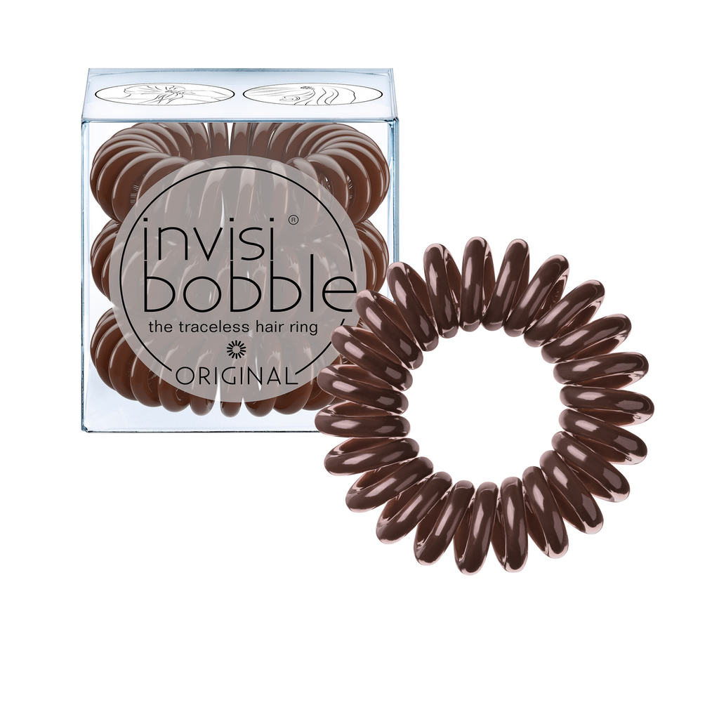 invisibobble ORIGINAL - PRETZEL BROWN (1 pack includes 3 / 一盒3個)