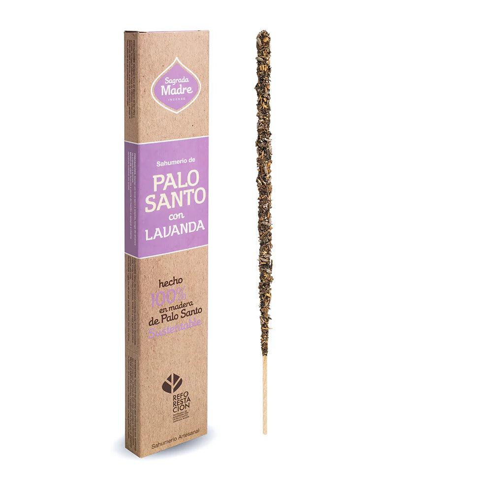 Sagrada Madre Incense Palo Santo & Lavender (box x 8 sticks) 天然秘魯聖木&薰衣草線香 (每盒8支)