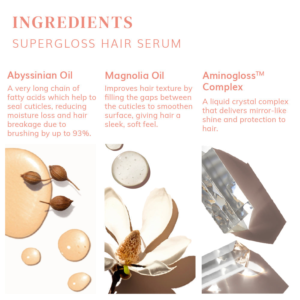 [升級版] abyssian Supergloss Hair Serum 柔亮護髮精華油 15ml / 50ml