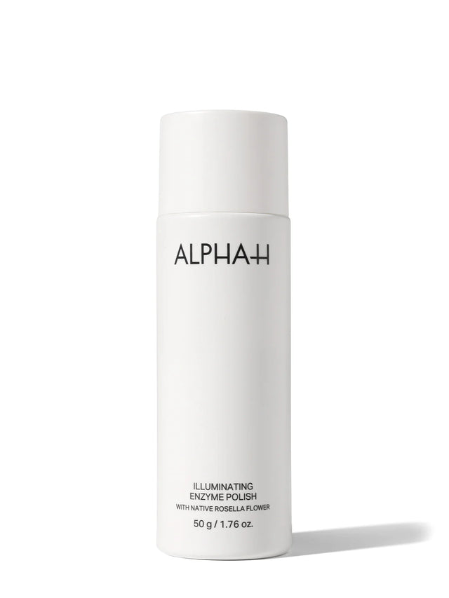 推薦 ALPHA-H 微細磨砂酵素洗面粉，敏感肌適用的無痛去角質，米粉與燕麥極幼滑粒子，洗後保濕不繃緊，肌膚重現白滑透亮。