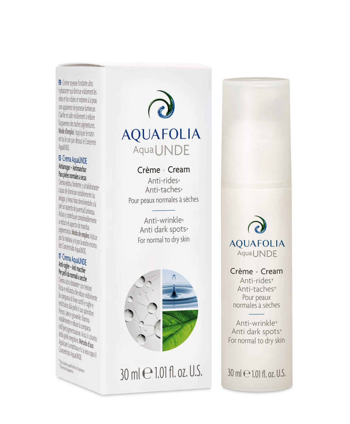 Hakme 推薦 Aquafolia 全效美白淡斑面霜，修復皮膚層，強效美白淡斑，提供持久保濕，讓肌膚告別「乾錚錚」。