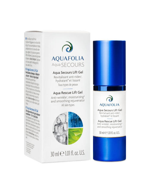 Hakme 推薦 Aquafolia 舒緩抗皺凝膠 (Lift Gel)：敏感肌適用精華面霜二合一，含大小分子玻尿酸，實測舒緩泛紅及深層保濕 (30ml)。