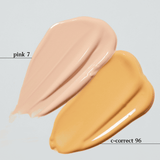 Hakme 實測 CS12 SPF50 Pink7 水漾防曬 7粉色 質地與白裡透紅粉嫩色調色效果