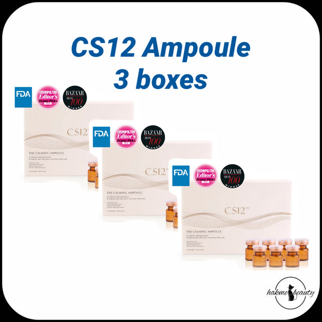 CS12 奇蹟抗敏安瓶 3 盒超值優惠套裝 舒緩保濕