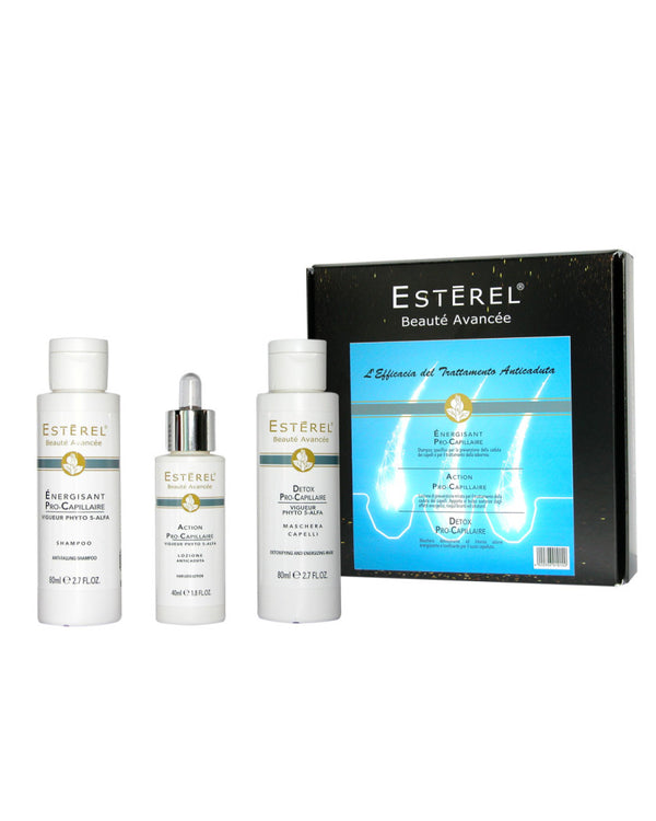 Esterel Special Energizing Box HAIR LOSS ENERGIZING TREATING KIT