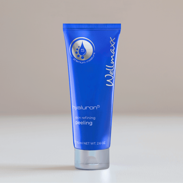 Hakme 推薦 Wellmaxx 五重玻尿酸去角質啫喱：採用極細竹粉微粒，溫和去除死皮，敏感肌適用，用後皮膚超絲滑 (75ml)。