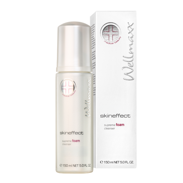Wellmaxx Skineffect 極緻溫和保濕潔面泡泡：含燕麥氨基酸及鎖水磁石，專為敏感及因缺水出油暗瘡肌設計，Mr. Honey 實測推薦。