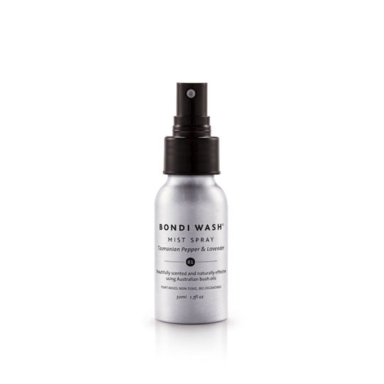BONDI WASH Mist Spray Tasmanian Pepper & Lavender 塔斯曼尼亞胡椒及薰衣草天然精油消毒噴霧 50ml / 500ml