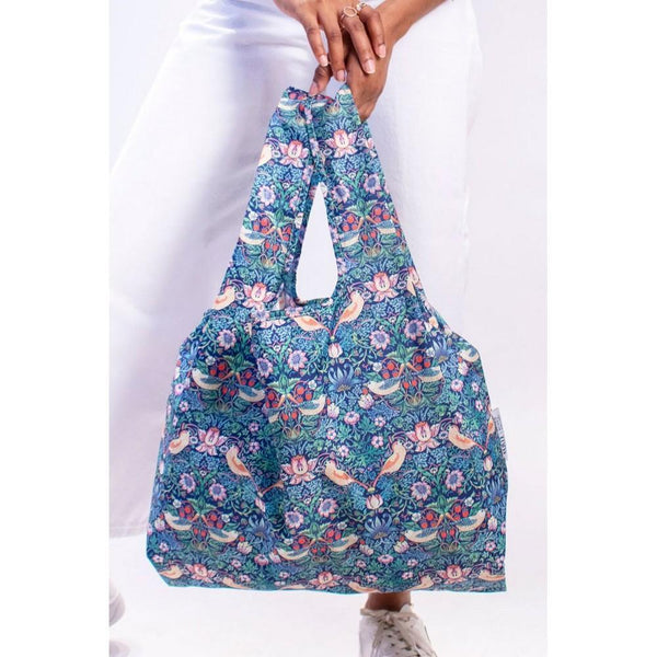 KIND BAG William Morris - Strawberry Thief - Medium - 100% recycled reusable bag 再生物料環保袋 - William Morris 系列 - 草莓小偷