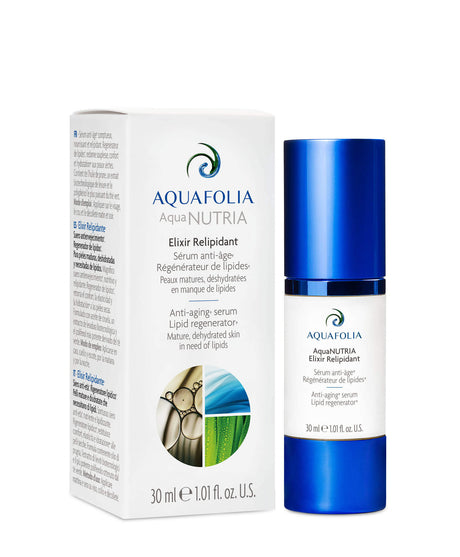 Hakme 推薦 Aquafolia 全效抗老精華，專為乾肌及敏感肌而設的「滋養型」精華，深度滋潤、撫平乾紋，質地吸收快不油膩。