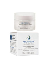 Hakme 推薦 Aquafolia 5分半鐘去角質明亮面膜，絲瓜條與酵素溫和煥膚，提亮膚色，益生菌強化防禦，讓肌膚細滑有光澤。