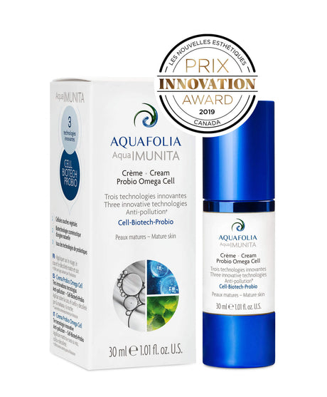 Hakme 推薦 Aquafolia 清爽360度抗老面霜，質地超輕盈，功效全面，含益生菌，敏感肌及玫瑰痤瘡適用。