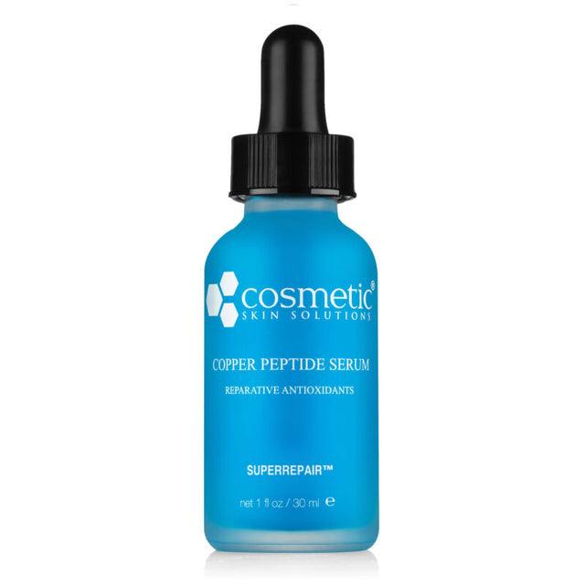 Cosmetic Skin Solutions 藍銅胜肽防敏嫩膚精華，能消炎修復細胞。Hakme 三文治急救法的第一步打底。