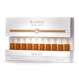 Esterel 強效抗老緊緻精華內含獨立安瓶，高濃度精華確保每次使用都新鮮高效，是全面提升緊緻、淡化細紋的居家護理療程。