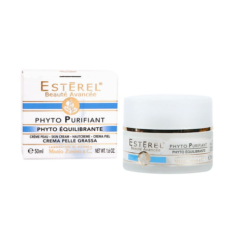 Hakme 推薦 Esterel 清爽抗菌水油平衡面霜：專為油性及混合性肌膚設計。含多種植物萃取及維他命，有效控油抗菌。質地極致絲滑，塗抹後呈現無油啞緻感 (50ml)。