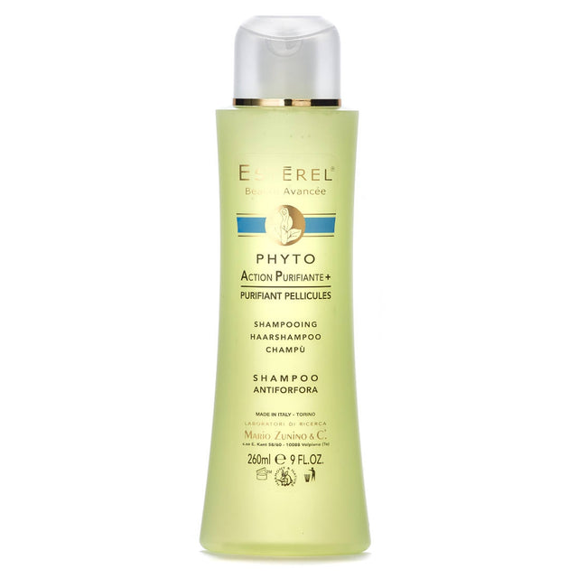  Esterel Purifying Shampoo 去頭皮屑洗髮露，含 Octopirox 成分，有效止痕、去屑，適合敏感痕癢頭皮。