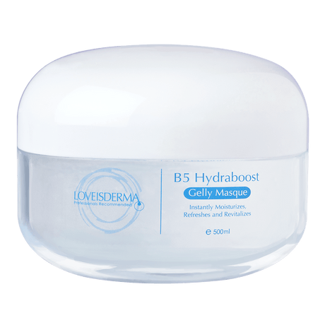 Hakme 推薦 LOVEISDERMA B5 保濕凝凍面膜 (500g)：平靚正高性價比大容量。清爽啫喱質地，厚敷 5mm 具冰涼感，有效去黃提亮、收細毛孔及深層注水。